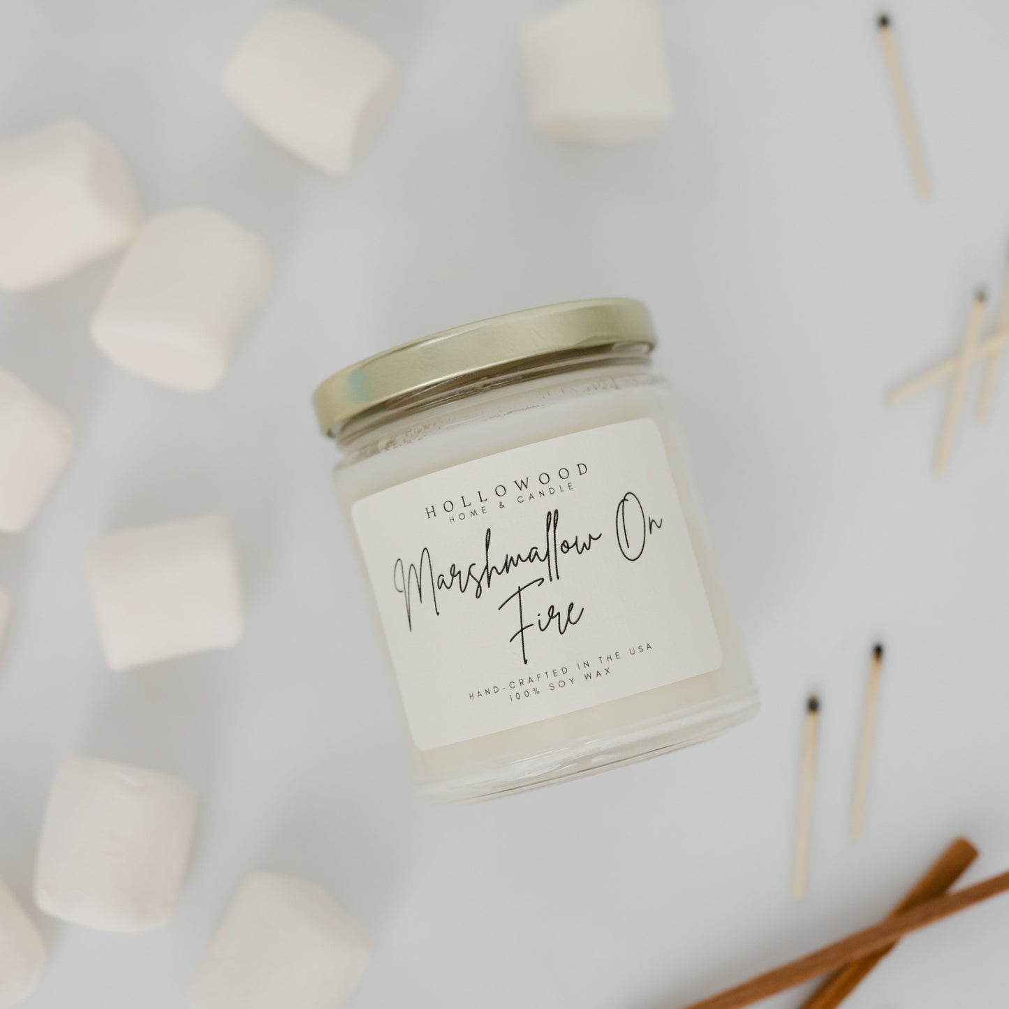 MARSHMALLOW ON FIRE | CANDLES