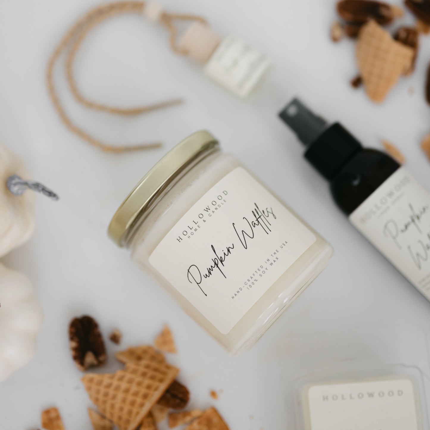 PUMPKIN WAFFLES | CANDLES