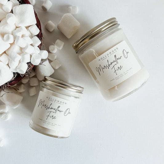 MARSHMALLOW ON FIRE | CANDLES