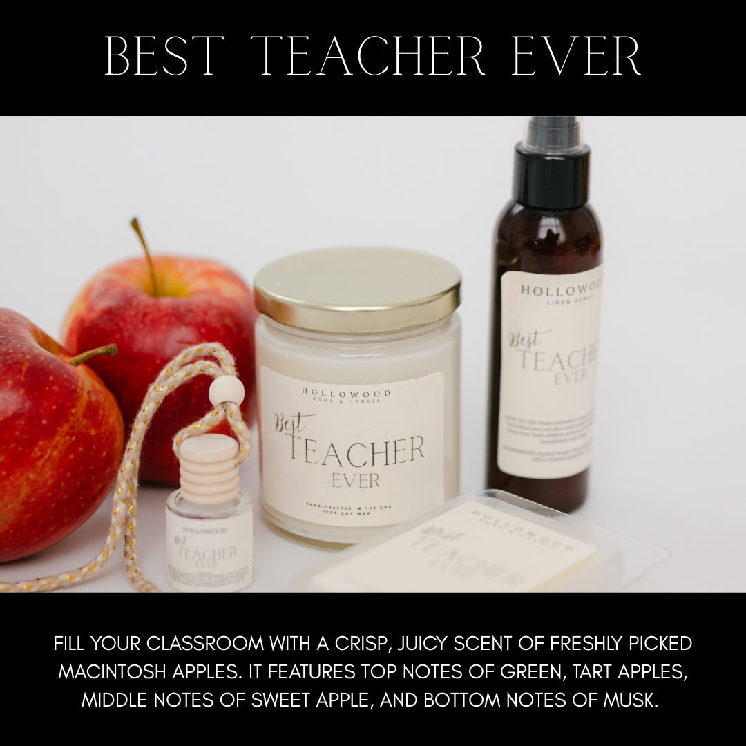 BEST TEACHER EVER CANDLE