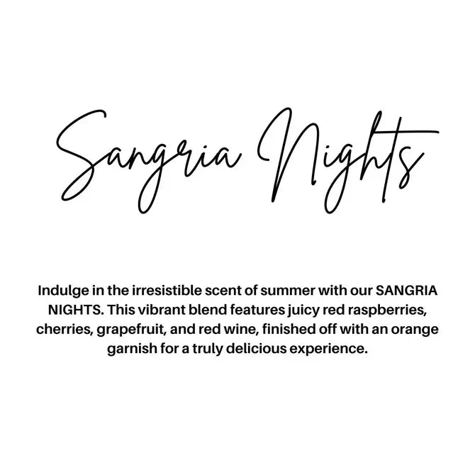 SANGRIA NIGHTS | CANDLES