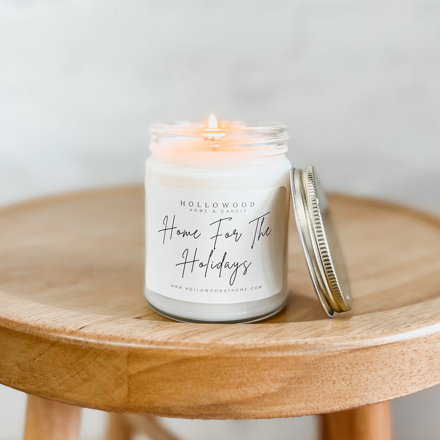 HOME FOR THE HOLIDAYS | GLASS JAR